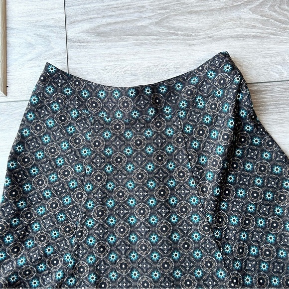 Christopher & Banks Printed Button Front A Line Midi Skirt - Picture 13 of 13